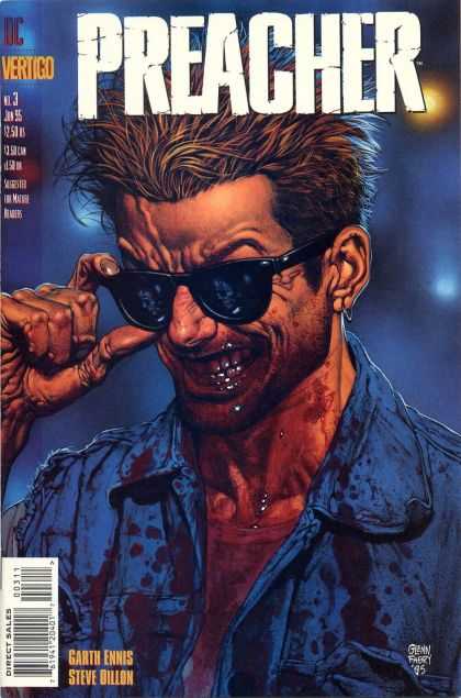 DC Vertigo PREACHER Complete Digital Comic Collection with all the extra's