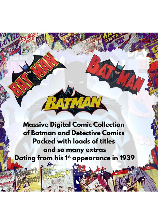 Batman Digital Comic Collection Includes Loads of Extras and a Simple 1 click download