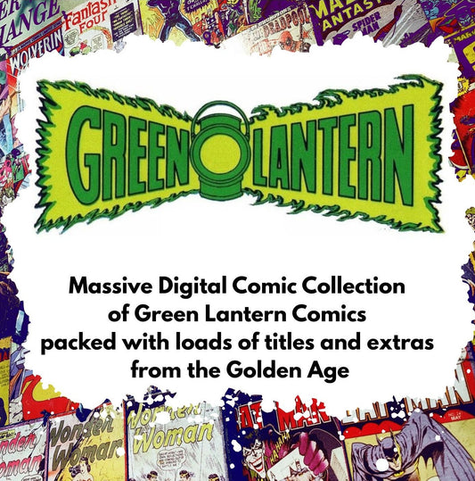 Massive Green Lantern Digital Comic Collection from Golden Age to Modern Age