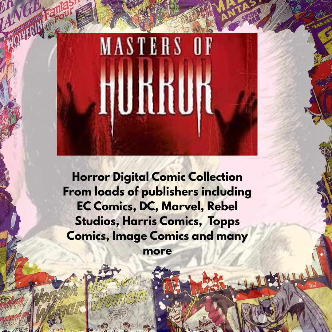 Horror Digital Comic Collection from EC, Marvel, DC, Rebel Studios, Harris, Image and more...