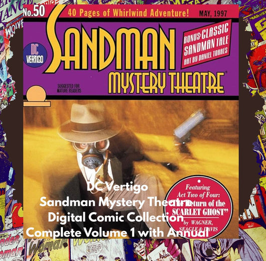 DC VERTIGO Sandman Mystery Theatre Complete Vol 1 with Annual - Digital Comic Collection