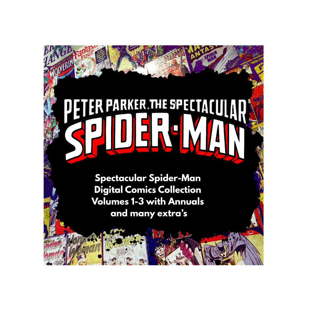 Spectacular Spider-Man Digital Comic Collection Vol's 1-3 plus Extra's