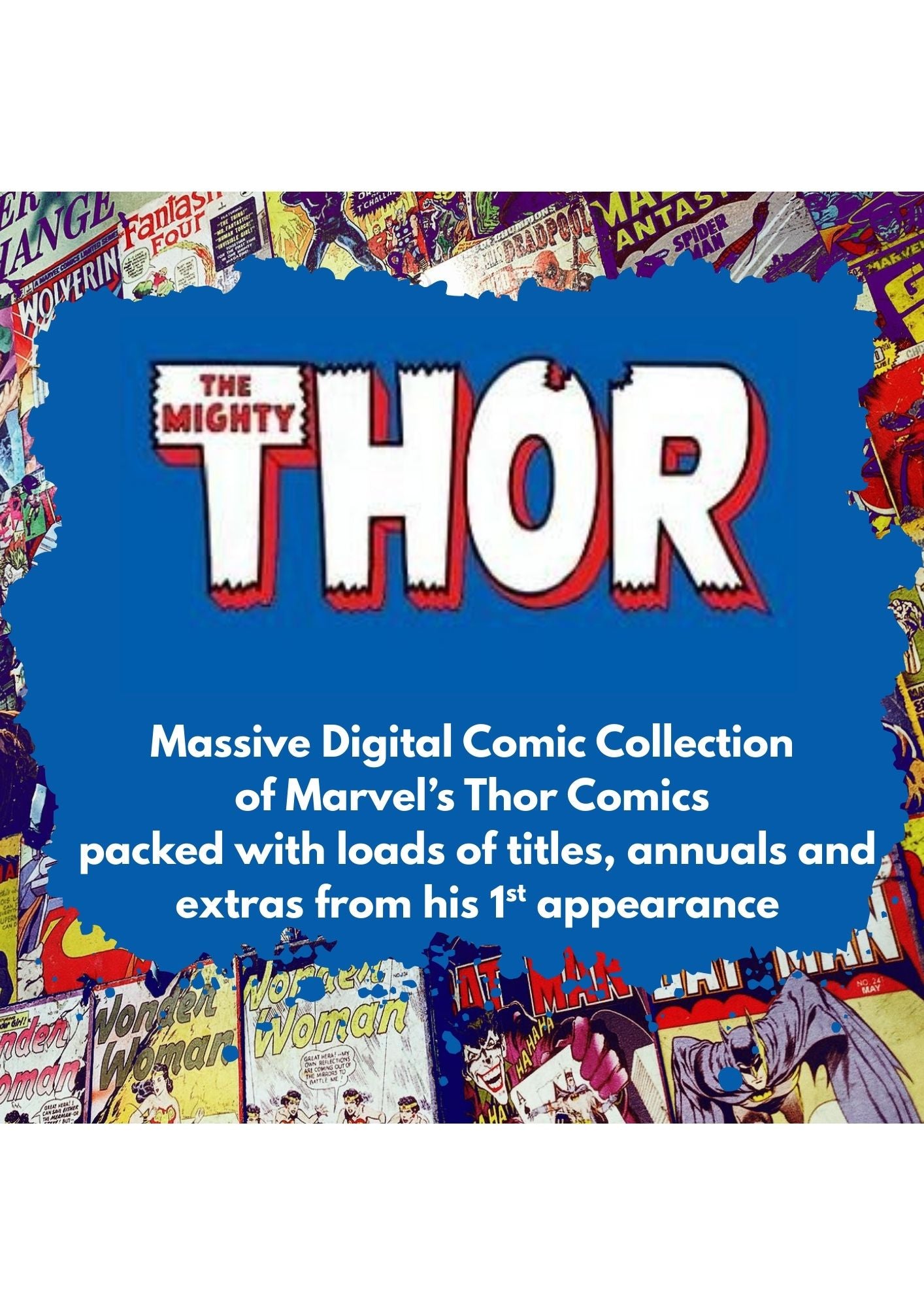 Thor - Massive Digital Comic Collection From 1st Appearance - Packed with titles, mini's and extra's
