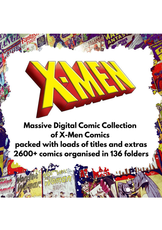 Massive X-Men Digital Comics Collection Packed with Titles, Annuals, Mini-series, One-shots and more....