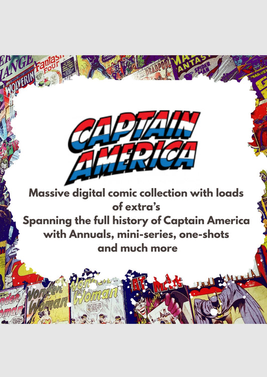 Captain America Digital Comic Collection From Golden Age to Modern Day