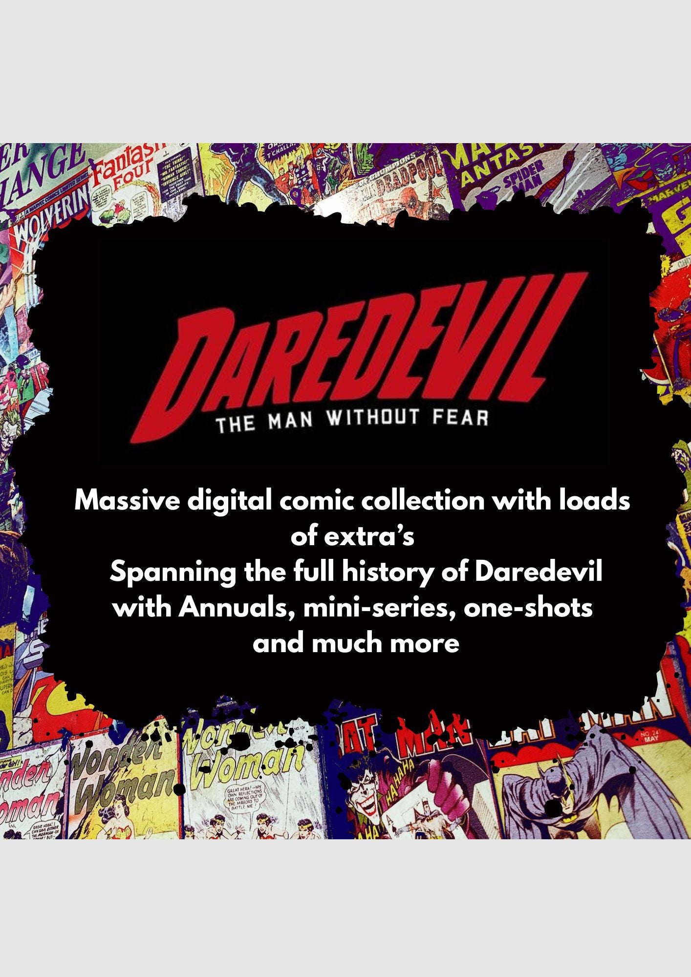 Daredevil Digital Comic Collection with loads of extra's and 1 click download