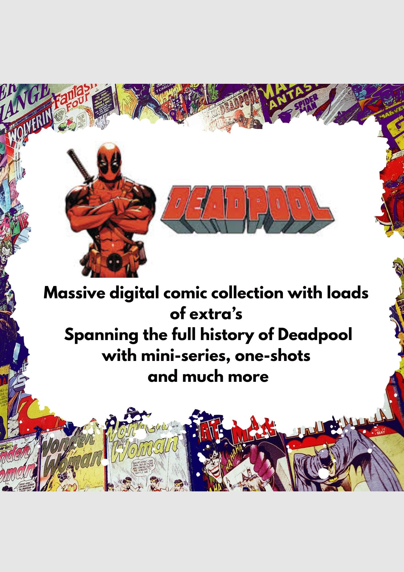 Deadpool Digital Comic Collection with loads of extra's