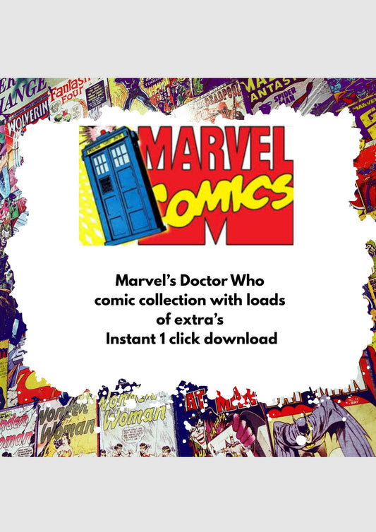 Marvel Comics Doctor Who Digital Comic Collection with Extra's