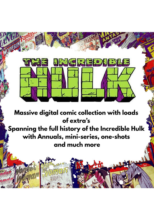 Incredible Hulk Massive Digital Comic Collection covering full history