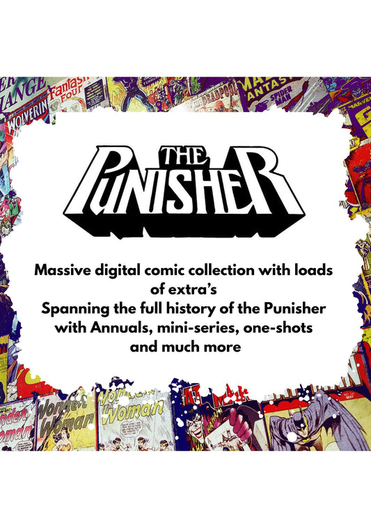 The Punisher Massive Digital Comics Collection Packed with series, minis, one-shots, annuals and specials